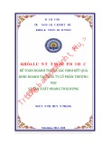 Khóa luận tốt nghiệp Kế toán-Kiểm toán: Kế toán doanh thu và xác định kết quả kinh doanh tại Công ty cổ phần Thương mại và Sản xuất nhang Thái Hưng