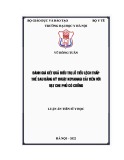 Luận án Tiến sĩ Y học: Đánh giá kết quả điều trị lỗ tiểu lệch thấp thể sau bằng kỹ thuật Koyanagi cải tiến với vạt che phủ có cuống