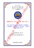 Khóa luận tốt nghiệp: Thực trạng và giải pháp quản lí hàng tồn kho của công ty Dược phẩm Vạn Ngân