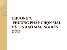 Bài giảng Dịch tễ học thú y: Chương 7 - Nguyễn Thị Thu Hiền
