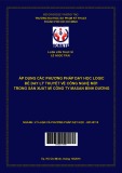 Luận văn Thạc sĩ Lý luận và phương pháp dạy học: Áp dụng phương pháp dạy học logic để dạy lý thuyết về công nghệ mới trong sản xuất mì cho nhân viên công ty Masan Bình Dương