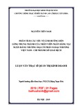 Luận văn Thạc sĩ Quản trị kinh doanh: Phân tích các yếu tố ảnh hưởng đến lòng trung thành của nhân viên ngân hàng tại Ngân hàng thương mại cổ phần Ngoại thương Việt Nam - Chi nhánh Sở giao dịch