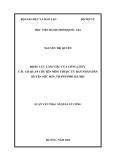 Luận văn Thạc sĩ Quản lý công: Động lực làm việc của công chức các cơ quan chuyên môn thuộc Ủy ban nhân dân huyện Sóc Sơn, Thành phố Hà Nội