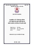 Tóm tắt Luận án Tiến sĩ Y học: Nghiên cứu tính đa hình của một số gen liên quan đến loãng xương ở nam giới
