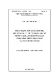Luận án Tiến sĩ Y tế công cộng: Thực trạng thừa cân, béo phì, yếu tố nguy cơ và tỷ trọng một số nhóm vi khuẩn chí đường ruột ở học sinh trung học cơ sở tại thành phố Hà Nội
