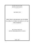 Đề án Tốt nghiệp Thạc sĩ: Phân tích và dự báo báo cáo tài chính của Công ty Cổ phần Xây dựng và Tư vấn Công nghệ P&T