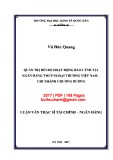 Luận văn Thạc sĩ Tài chính ngân hàng: Quản trị rủi ro hoạt động bảo lãng tại Ngân hàng TMCp Ngoại thương Việt Nam - Chi nhánh Chương Dương