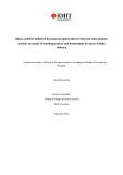 Master's thesis of Education: Music activities delivered by classroom generalists in Victorian state primary schools: Accounts of teaching practice and frameworks for music activity delivery