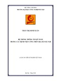 Luận án Tiến sĩ Kế toán: Hệ thống thông tin kế toán trong các bệnh viện công trên địa bàn Hà Nội
