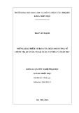 Khóa luận tốt nghiệp đại học ngành Triết học: Những quan điểm cơ bản của Trần Nhân tông về chính trị, quân sự, ngoại giao, văn hóa và giáo dục