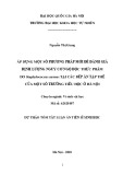 Dự thảo tóm tắt Luận án Tiến sĩ Sinh học: Áp dụng một số phương pháp mới để đánh giá định lượng nguy cơ ngộ độc thực phẩm do S. aureus trong các bếp ăn tập thể tại một số trường tiểu học ở Hà Nội