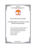 Tóm tắt Khoá luận tốt nghiệp: Tuyển dụng nhân lực tại công ty cổ phần liên kết dữ liệu DataLink