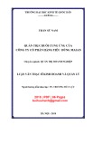 Luận văn Thạc sĩ Quản trị kinh doanh: Quản trị chuỗi cung ứng của Công ty cổ phần hàng tiêu dùng Masan