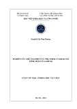 Luận văn Thạc sĩ Khoa học vật chất: Nghiên cứu chế tạo điện cực polymer và khảo sát tính chất của chúng