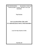Luận văn Thạc sĩ Quản lý công: Đào tạo, bồi dưỡng công chức của Ủy ban nhân dân huyện Hà Trung, tỉnh Thanh Hóa