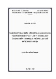 Luận án Tiến sĩ Y học: Nghiên cứu đặc điểm lâm sàng, cận lâm sàng và hình ảnh chụp cắt lớp vi tính đa dãy ở bệnh nhân tĩnh mạch phổi về lạc chỗ được phẫu thuật