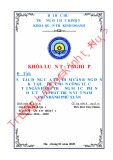 Khóa luận tốt nghiệp Quản trị kinh doanh: Sự tác động của Thẻ điểm cân bằng đến kết quả thực hiện công việc tại Ngân hàng Thương mại Cổ phần Đầu tư và Phát triển Việt Nam – chi nhánh Phú Xuân