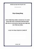 Luận văn Thạc sĩ  Quản lý kinh tế: Hoàn thiện hoạt động thanh tra của ngân hàng nhà nước chi nhánh tỉnh Đắk Nông đối với các ngân hàng thương mại trên địa bàn tỉnh Đắk Nông