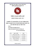 Tiểu luận giữa kì môn Kinh tế học quốc tế 2: Nghiên cứu ảnh hưởng của quá trình thực hiện cam kết WTO về thuế nhập khẩu đến cán cân thương mại tại Việt Nam
