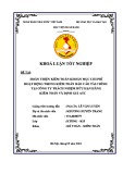 Khóa luận tốt nghiệp: Hoàn thiện kiểm toán khoản mục chi phí hoạt động trong kiểm toán báo cáo tài chính tại Công ty trách nhiệm hữu hạn Hãng Kiểm toán và Định giá ATC