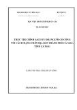 Luận văn Thạc sĩ Quản lý công: Thực thi chính sách ưu đãi người có công với cách mạng trên địa bàn thành phố Cà Mau, tỉnh Cà Mau