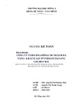 Báo cáo tốt nghiệp thực tập ngành Kế toán: Công ty TNHH Hòa Bình - chi nhánh Đà Nẵng - khách sạn Wyndham DaNang Golden Bay