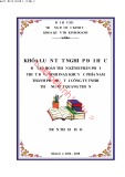 Khóa luận tốt nghiệp: Hoàn thiện kênh phân phối thiết bị vệ sinh INAX khu vực phía Nam thành phố Huế tại Công ty TNHH Thương mại Quang Thiện
