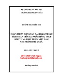 Luận văn Thạc sĩ Quản trị kinh doanh: Hoàn thiện công tác đánh giá thành tích công tác của nhân viên tại Ngân hàng thương mại cổ phần Đầu tư và Phát triển Việt Nam - Chi nhánh Phú Quốc