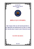Khóa luận cuối khóa: Thực trạng công tác kế toán doanh thu và xác định kết quả kinh doanh tại Công ty TNHH MTV Thương mại và Dịch vụ Máy tính Xuân Sang