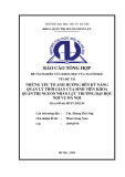 Đề tài nghiên cứu khoa học: Những yếu tố ảnh hưởng đến kỹ năng quản lý thời gian của sinh viên Khoa Quản trị nguồn nhân lực, trường Đại học Nội vụ Hà Nội