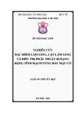Luận án Tiến sĩ Y học: Nghiên cứu đặc điểm lâm sàng, cận lâm sàng và điều trị phẫu thuật dị dạng động tĩnh mạch vùng đầu mặt cổ