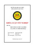 Khóa luận Tốt nghiệp: Phân tích cấu trúc tài chính của Công ty TNHH Thành Đạt