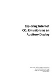 Master's thesis of Engineering: Exploring internet (c{o_2}) emissions as an auditory display