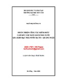 Luận văn Thạc sĩ Kế toán: Hoàn thiện công tác kiểm soát cam kết chi Ngân sách Nhà nước qua Kho bạc nhà nước Ba Tơ – Quảng Ngãi