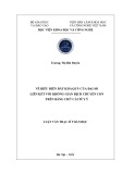 Luận văn Thạc sĩ Toán học: Về biểu diễn bất khả quy của đại số liên kết với không gian dịch chuyển con trên bảng chữ cái tùy ý