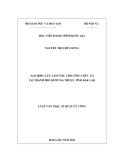 Luận văn Thạc sĩ Quản lý công: Tạo động lực làm việc cho công chức xã tại thành phố Buôn Ma Thuột, tỉnh Đắk Lắk