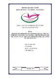 Khoa luận tốt nghiệp Kế toán: Kế toán xác định kết quả hoạt động kinh doanh tại Công ty TNHH MTV Xăng dầu Tây Nam Bộ - Chi nhánh Xăng dầu Hậu Giang và các nhân tố tác động đến hiệu quả công tác kế toán này