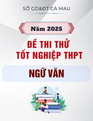 Đề thi thử tốt nghiệp THPT môn Ngữ văn năm 2025 có đáp án - Sở GD&ĐT Cà Mau