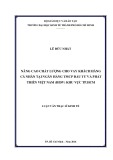 Luận văn Thạc sĩ Kinh tế: Nâng cao chất lượng cho vay khách hàng cá nhân tại Ngân hàng TMCP Đầu tư và Phát triển Việt Nam (BIDV) khu vực Tp.Hồ Chí Minh