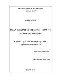Khóa luận tốt nghiệp: Quan hệ kinh tế Việt Nam – Hoa Kỳ giai đoạn 1995-2015