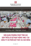 Luận văn Thạc sĩ Kế toán: Vận dụng phương pháp tính giá dựa trên cơ sở hoạt động (ABC) tại Công ty cổ phần Dệt may 29-3 Đà Nẵng