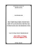Luận văn Thạc sĩ Quản trị kinh doanh: Phát triển hoạt động thanh toán quốc tế tại Ngân hàng thương mại cổ phần Hàng hải chi nhánh Đà Nẵng