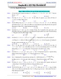 Chuyên đề ôn thi tốt nghiệp trung học phổ thông môn Toán – Chuyên đề 2: Cực trị của hàm số