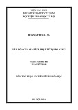 Tóm tắt Luận án Tiến sĩ Văn hóa học: Văn hóa của gia đình Phật tử tại Đà Nẵng