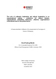 Doctoral thesis of Philosophy: The role of authentic leadership and ethical leadership in an organisational setting – predictors for ethical climate, organisational citizenship behaviour, affective organisational commitment and in-role performance