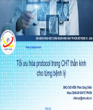 Báo cáo: Tối ưu hóa protocol trong CHT thần kinh cho từng bệnh lý