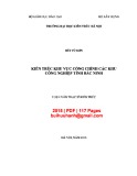 Luận văn Thạc sĩ Kiến trúc: Kiến trúc khu vực công chính các khu công nghiệp tỉnh Bắc Ninh