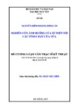 Luận văn Thạc sĩ Kỹ thật xây dựng dân dụng và công nghiệp:  Nghiên cứu ảnh hưởng của xỉ thép tới các tính chất của vữa