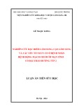 Luận án Tiến sĩ Y học: Nghiên cứu đặc điểm lâm sàng, cận lâm sàng và các yếu tố nguy cơ ở bệnh nhân bệnh động mạch chi dưới mạn tính có đái tháo đường týp 2