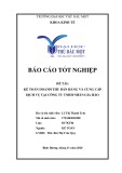 Báo cáo tốt nghiệp: Kế toán doanh thu bán hàng và cung cấp dịch vụ tại công ty TNHH Nhân Gia Hào